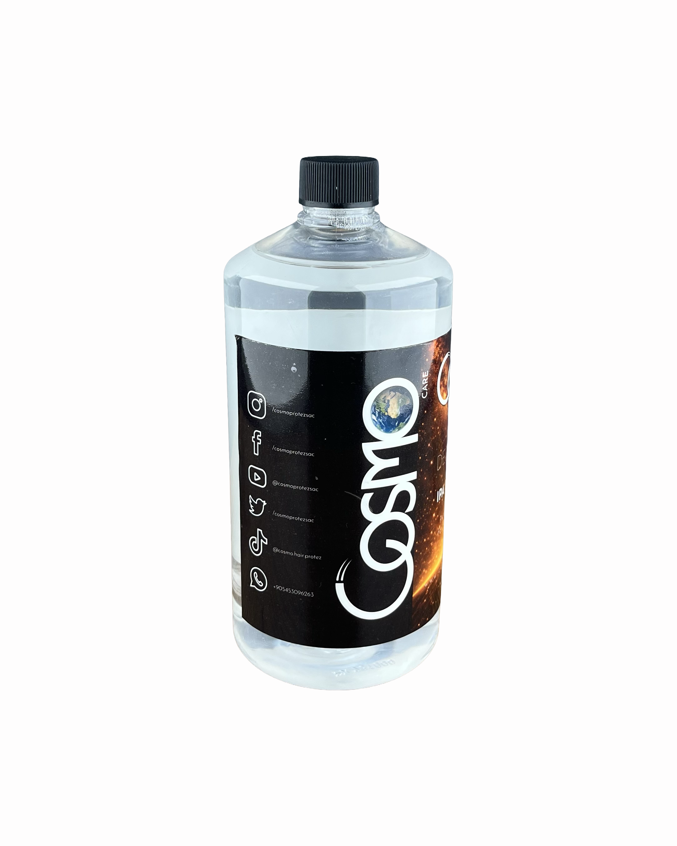 Cosmo İPA dezenfektan, protez saç uygulamalarında hijyen ve güvenli kullanım sağlayan profesyonel temizlik ürünü